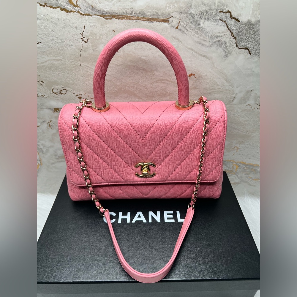#038280BB SM Pink Coco Top Handle
